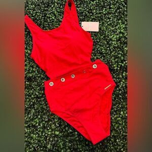 Juicy Couture One‎ Piece Swimsuit High Waist Medium NWT